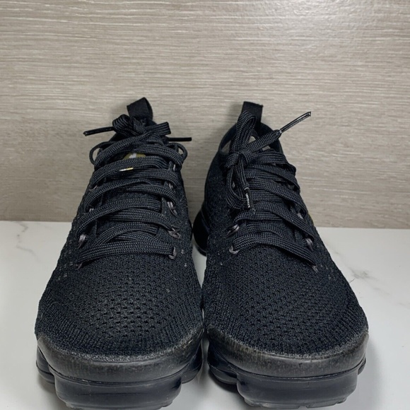 Nike Black Athletic Shoes with Yellow Swoosh - Picture 2 of 10